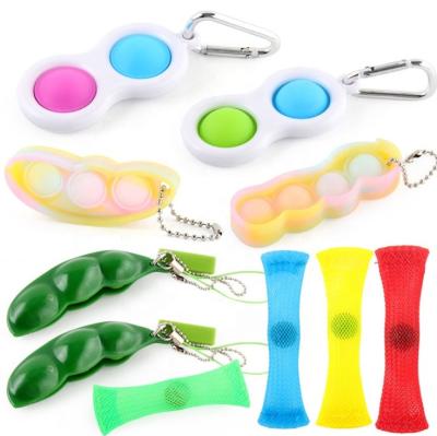 China Wonderful Gift of 20 Pack Relaxing Busy Person Toys Set Bubble Noises Relief Gift for Adults Girl Kids Sensory for sale