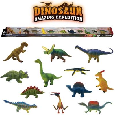 China Jurassic Park Dinosaur Toy Cheap Gift Simulation Model Toys 12 Animal Style Assorted Small Plastic Dinosaur Toys Set For Children for sale