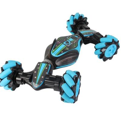 China Eco-friendly Material 2.4G Drift Off Road Light Music Four-Wheel Drive Twisting Feeling Gesture 360 ​​Remote Rotate Rc Stunt Torque Climbing Car for sale