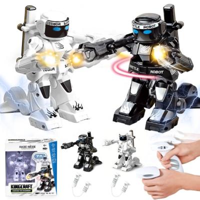 China Multifunctional new arrival kinect 2.4G plastic smart kids remote control toys fighting battle Robot model for sale