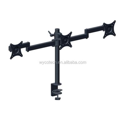 China ABS + SPCC + Black Power Coating Surface Treatment VESA 75x75mm Extend To 100mm Desktop Mounts Vesa Monitor Mount Adjustable Computer 10