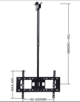 China SPCC Cold Rolled Steel Saving Place TV Ceiling Mount Bracket Bracket For Apple TV Vesa 630x415mm 26-75 Inch TV Ceiling Mount Flip for sale