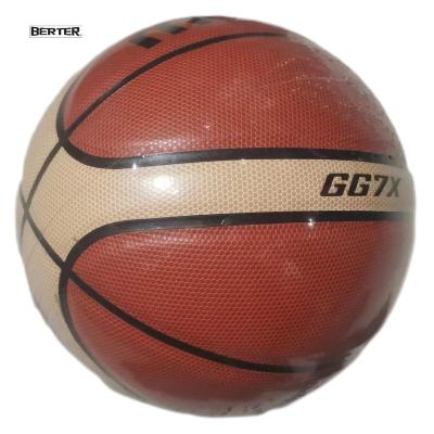 China Wholesale Price Basketball BERTER Leather Custom Logo Indoor Basketball GG7X Basketball Matches for sale