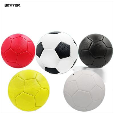 China Wholesale High Quality Signature Design Logo Soccerball Solid Color PU Material Machine Sew Wearable Soccer Balls Soccer Traning/ Outdoor Sports DIY Supply for sale