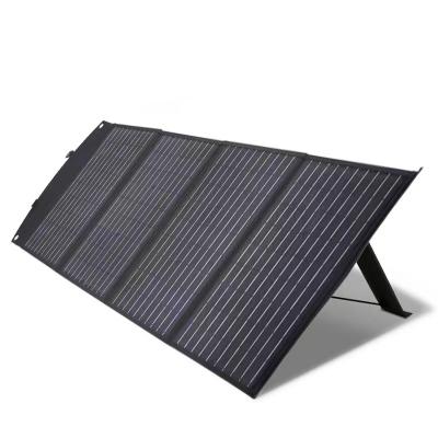 China Clean Energy Outdoor battery powered solar charging panel folding portable 100W monocrystalline silicon for sale