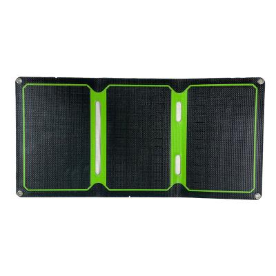 China Modern Outdoor Solar Panels PV Modules 21 Watt Paneles monocrystalline silicon can be folded Solar power battery for sale