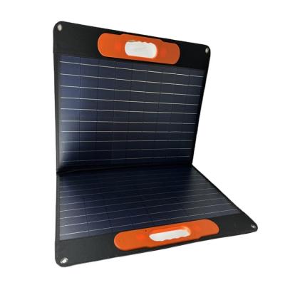 China Outdoor Portable 100w 120w 180w 200w 300w 400w Folding Solar Charging Photovoltaic Panel Foldable Solar Panel Kit for sale