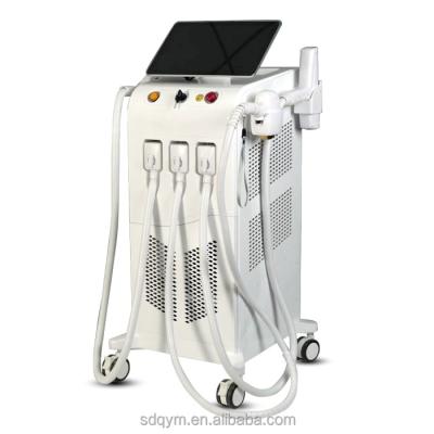 China Skin Tightening Multifunction Beauty Equipment 4 in1 Elight Yag RF Laser Diode Laser Hair Removal Machine for sale