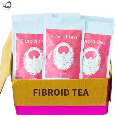 China Hot Selling Herbal Fibroid Tea Health Shrinking and Removing Tea Bags for Women Fertility for sale