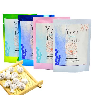 China Female vaginal detox pads uterus detox pearl for women yoni care OEM WZWZ-RQ for sale