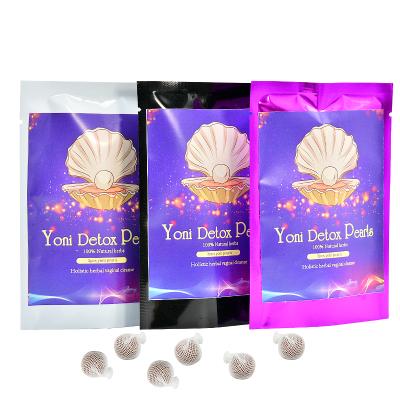 China Yoni Detox Pearl Original Vaginal Detox Pearls Private Label For Female Womb Cleansing for sale