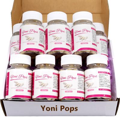 China Vaginal Cleansing Pills Yoni Pops Vaginal Detox Suppositories Boric Acid Capsules YJF for sale