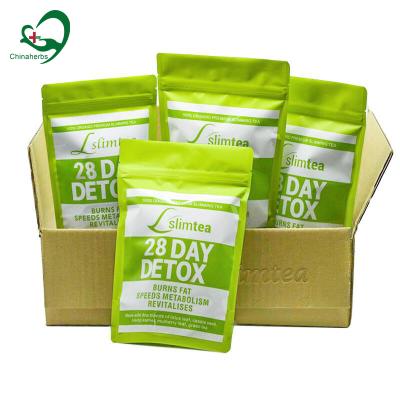 China Organic Body Detox Tea Weight Loss 28 Day Lean Detox Tea Flat Belly Tea for sale