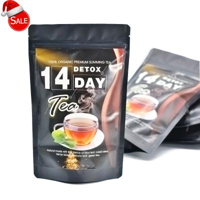 China Green Herbal Tea Fit Body Diet Shaped Weight Loss Slimming Organic Detox Thin Belly Flat Tea for sale