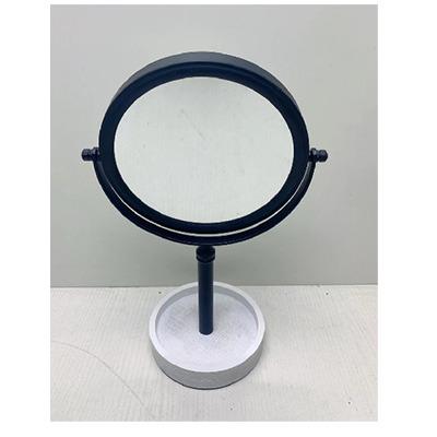 China Magnifying Vanity Mirror with Tray - Table Top Mirror with Metal Stand and Storage - Mirror Size - for Makeup, Table Top, Desk for sale