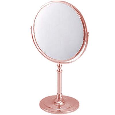 China 6-Inch Swivel Magnifying Table Two Sided Vanity Mirror with 8X Magnification, Nickel, Black, White, Gold for Bedroom for sale