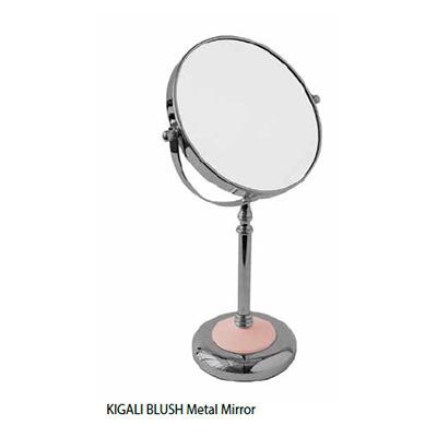 China Double sided magnifying dressing table mirror with resin, tabletop magnifying mirror, swivel round mirror with 360 rotation for sale