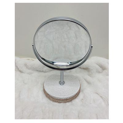 China Magnifying Vanity Mirror with Tray - Table Top Mirror with Metal Stand and Storage - Mirror Size - for Makeup, Table Top, Desk for sale