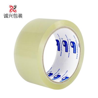 China Waterproof 48mm Customize Adhesive Clear OPP Tape Packaging Low Noise For Europe Market for sale