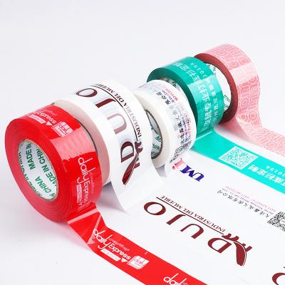 China Custom waterproof bopp tape package shipping carton sealing tape with logo color printed packing tape for shipping carton for sale