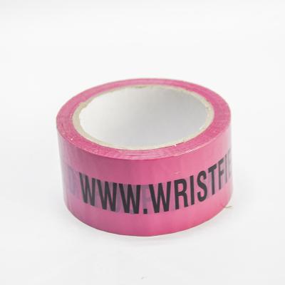 China Custom Printed Waterproof Bopp Logo Printed Packing Tape Sticky Tape Roll Packaging Labels for sale