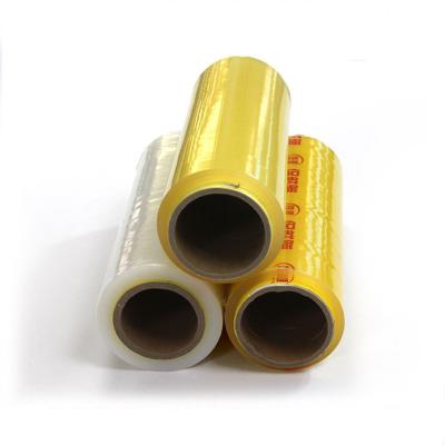 China 12mic Moistureproof Customized Disposable Food-contact PVC Clings Film Wrap Stretch Food Wrap for sale