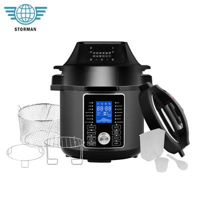 China Hotel High Quality Hot Selling Multifunctional Electric Cookers 6l 6qt Capacity All In One Air Fryer Pressure Cooker for sale