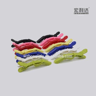 China Wholesale Fashionable Girls Home Decorative Fancy Women's China Design Alligator Hair Clips Plastic Salon And Salon Design For Thick Hair for sale