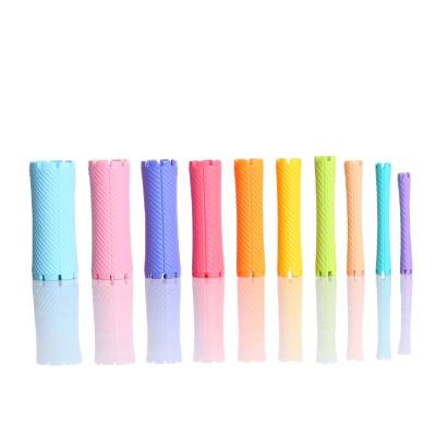 China Wholesale Hot Selling Plastic Hair Rollers Colorful for sale