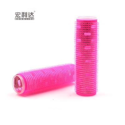 China Durable Curvy Hair Rollers Colorful Plastic Aluminum+PP+Nylon Foam Hair Roller Clips for sale