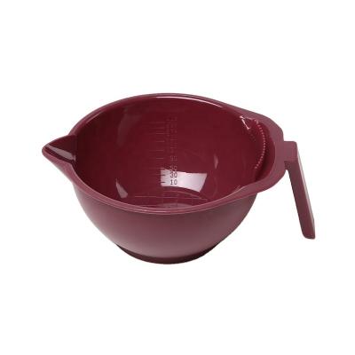 China Cheap plastic small size pp hair color dye bowl, hair tint bowl for sale