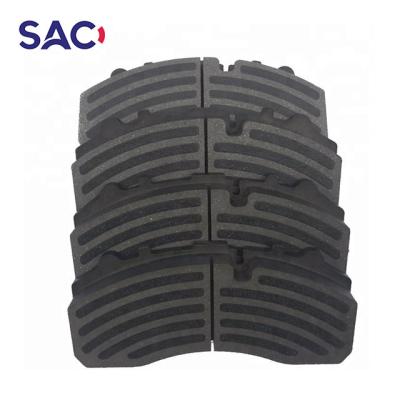 China Truck brake system factory directly supply high quality 29087 semi-metallic heavy duty and light duty truck front and rear brake pads for sale