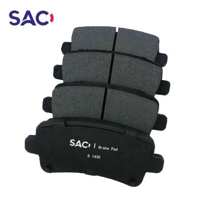 China High Temperature Resistance+Ultra Quiet One Set Wholesale 4pcs Competitive Price Semi-Metallic Anti Noise For Oepel Series Buick Cars D1430 Brake Pad for sale