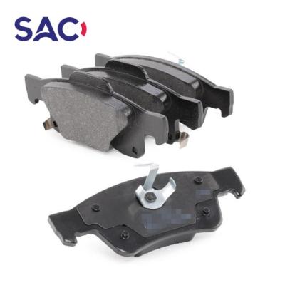 China Break Parts No D1498 High Temperature Quiet Noise Manufacturer High Quality Resistance+Ultra Ceramic Brake Pad 68052386aa for sale