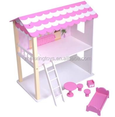 China Mini educational wooden dollhouse toy for sale for sale