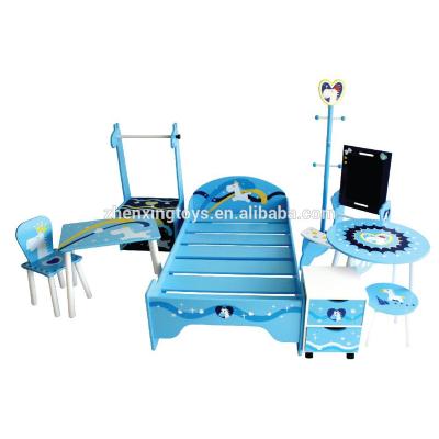 China MDF Kids Wooden Bedroom Furniture Set for sale