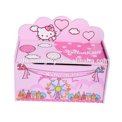 China Viable Hello Kitty Kids Wooden Storage Box for sale