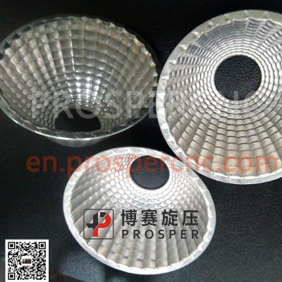 China CNC Spinning Forming Parts Pattern Lampshade (CNC Spinning Light Reflector) for sale