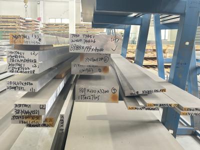 China Anticorrosive aluminiumplaat van legering luchtvaart aluminiumplaat T7451 Temperatuur Te koop