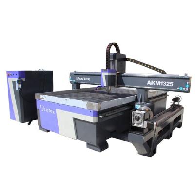 China Hotels 4 Axis Wood CNC Router Woodworking Engraving Machine Wood Cutter 1325 for sale