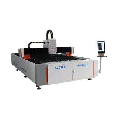 China Laser CUTTING Acctek 1kw 2kw 3kw CNC Metal Fiber Laser Cutting Machine Acrylic Fiber Laser Cutting for sale