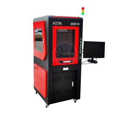 China Laser Marking 3D Dynamics 3 Axis Fiber Laser Marking Machine For 3D Deep Relief Engraving, Curved Surface Marking for sale