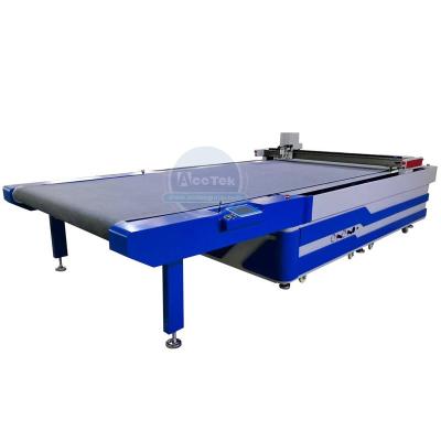 China Oscillating Knife CNC Knife Cutting Machine Protective Suit Polyethylene Nonwovens Cloth Cutting Machine for sale