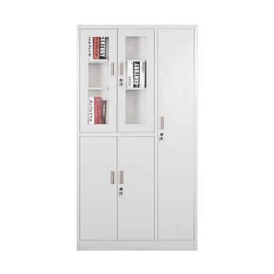 China Office Furniture Metal Display Bookcase Hospital Filing Locker Cabinet Bank Modern Gray Metal Storage Cabinet With Single Door Locker for sale