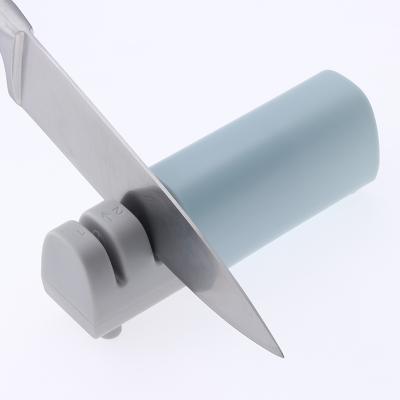 China Disposable Top Selling On Amazon Kitchen Knife Accessories Telescoplc Portable Manual Kitchen Tools Two Stage Knife Sharpener for sale