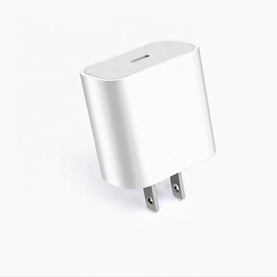 China Laptop Tablet USB PD 18W Wall Charger Adapter Type C Fast Charger For Iphone 12 13 14 USB C Charger for sale