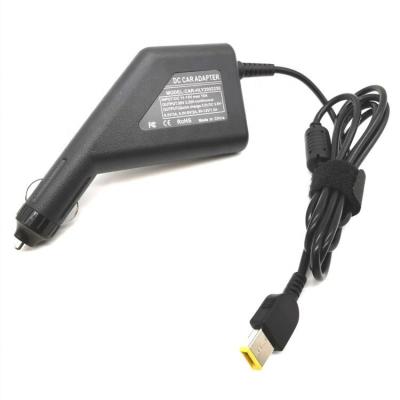 China ABS+PC Flame Retardant Material OEM 45W 20V 2.25A Laptop Car Adapter Car Power Supply for Lenovo Charger with USB Port Connection for sale