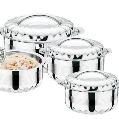 China Sustainable Amazon hot sale stainless steel pan Double Layer Heat Preservation Pot Soup & Stock Pots for sale