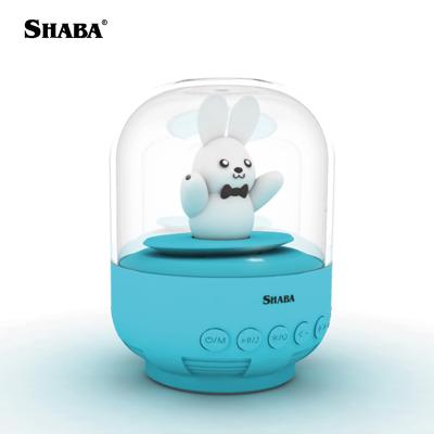 China Roly Poly Wireless Doll Toy Hot Model Mini Cartoon Amazone White Noise Machine Shaba Rolling Wireless Speaker For Kids for sale