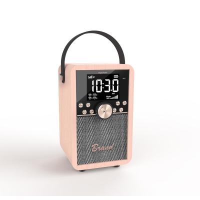 China New Wireless Retro Design With Soundproofing Wooden Wireless Radio Speaker New Interest DAB Radio FM Radio TWS Speaker for sale